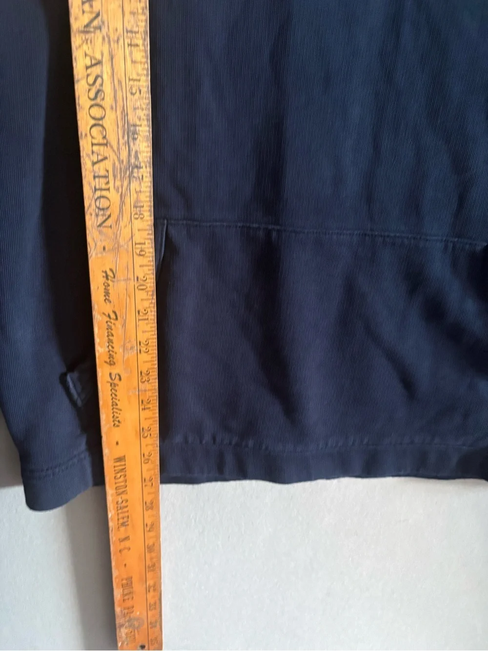J.Crew Vintage Fleece Hoodie Sweatshirt Pullover Navy Size Medium